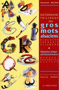 Dictionnaire trilingue des gros mots alsaciens : dialecte-français-allemand : cartes géolinguistiques et index. Elsässisches Schimpf- und Fluchwörterbuch : Mundart-Französisch-Deutsch : Sprachkarten und Register