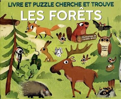 Les Forets : Livre et puzzle cherche et trouve