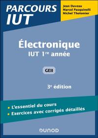 Electronique IUT 1re année : GEII