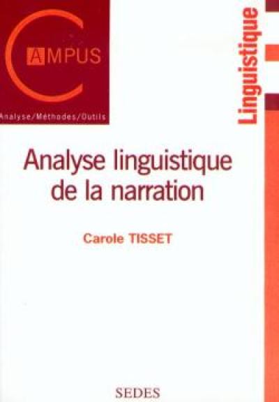 Analyse linguistique de la narration