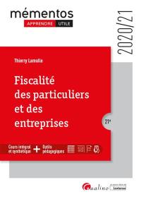 Fiscalité des particuliers et des entreprises : 2020-2021