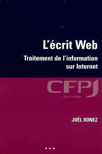 L'écrit Web : traitement de l'information sur Internet