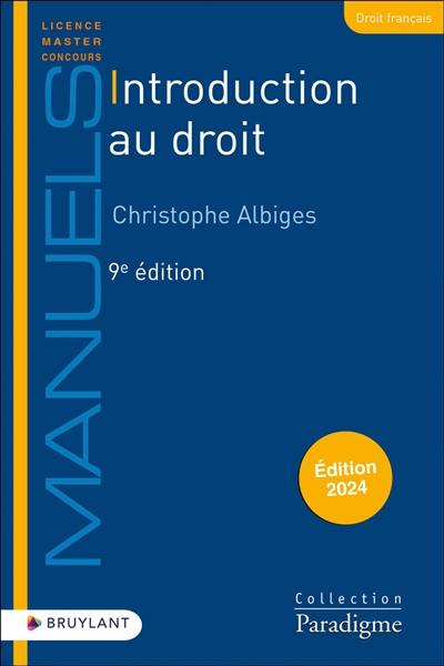 Introduction au droit : 2024