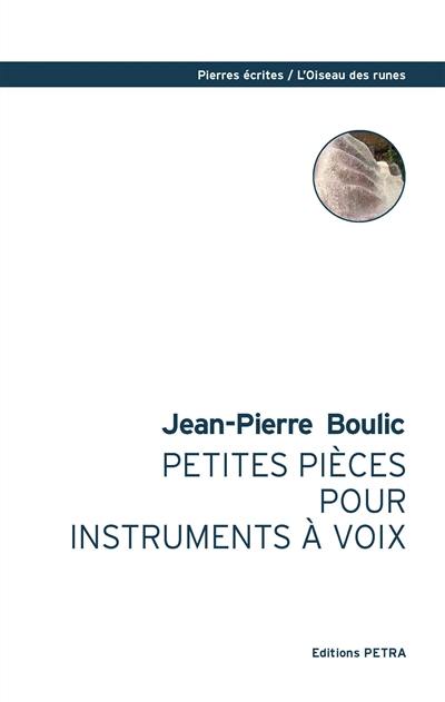 Petites pièces pour instruments à voix