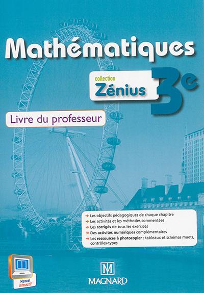 Mathématiques 3e : livre du professeur