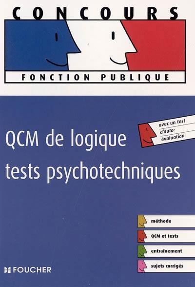 QCM de logique, tests psychotechniques