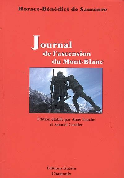 Journal de l'ascension du Mont-Blanc