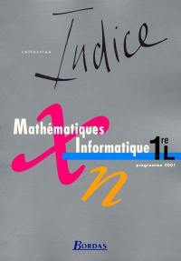 Mathématiques informatique : 1re L