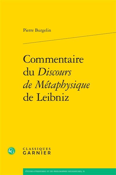 Commentaire du Discours de métaphysique de Leibniz