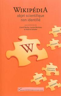 Wikipédia, objet scientifique non identifié