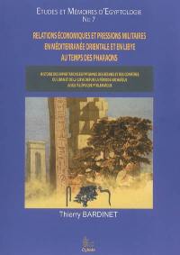 Relations économiques et pressions militaires en Méditerranée orientale et en Libye au temps des pharaons : histoire des importations égyptiennes des résines et des conifères du Liban et de la Libye depuis la période archaïque jusqu'à l'époque ptolémaïque