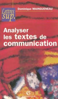 Analyser les textes de communication