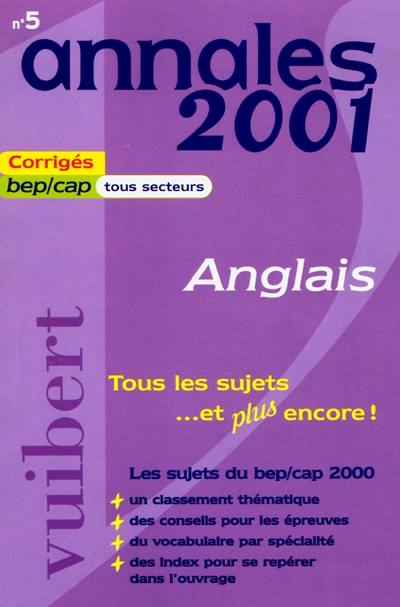 Anglais : tous secteurs