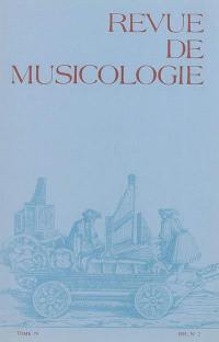 Revue de musicologie, n° 2 (1993)