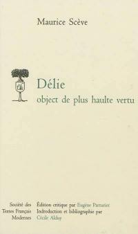 Délie : object de plus haulte vertu