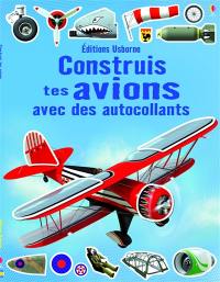 Construis tes avions avec des autocollants