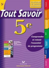 Tout savoir 5e