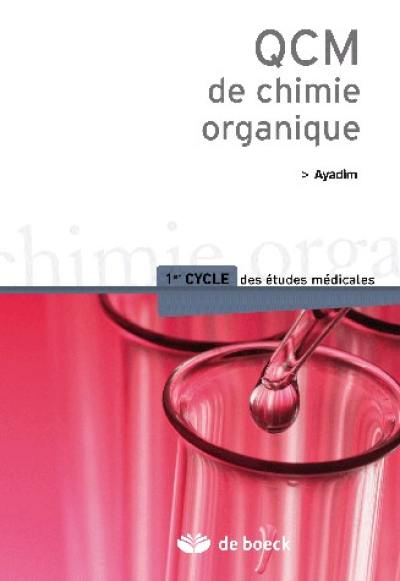 QCM de chimie organique