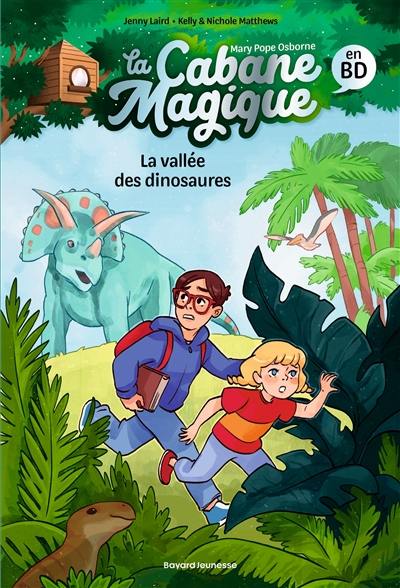 La cabane magique en BD. Vol. 1. La vallée des dinosaures