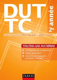 DUT TC 2e année : toutes les matières