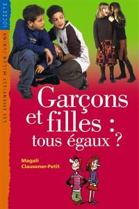 Les garçons et les filles tous égaux