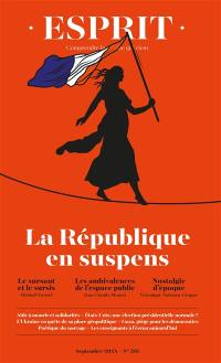 Esprit, n° 513. La République en suspens