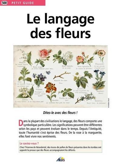 Le langage des fleurs