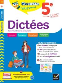 Dictées 5e, 12-13 ans : conforme au programme