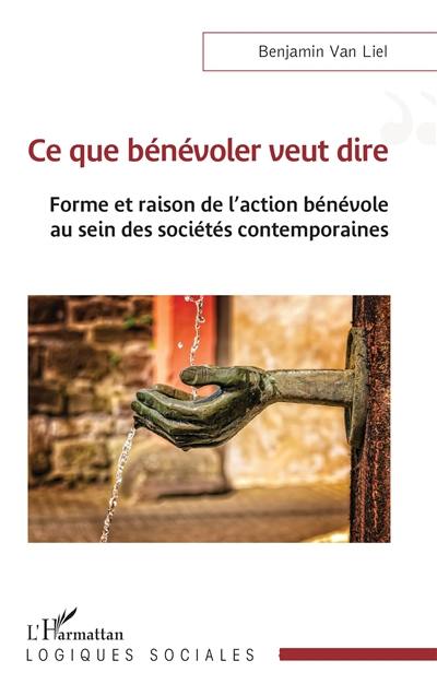 Ce que bénévoler veut dire : forme et raison de l'action bénévole au sein des sociétés contemporaines