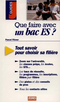 Que faire avec un bac ES ?