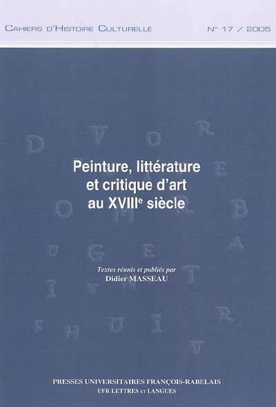 Peinture, littérature et critique d'art au XVIIIe siècle