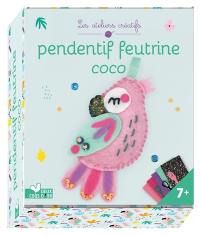 Pendentif feutrine coco