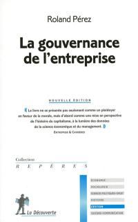 La gouvernance de l'entreprise