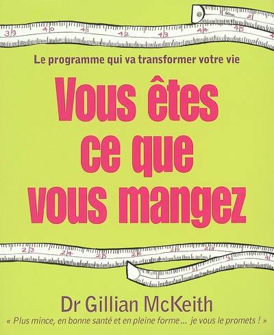 Vous êtes ce que vous mangez : le programme qui va transformer votre vie