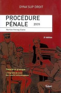 Procédure pénale 2009