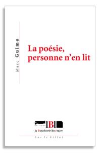 La poésie, personne n'en lit