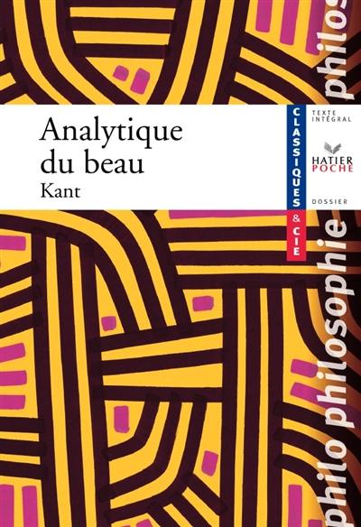 Analytique du beau