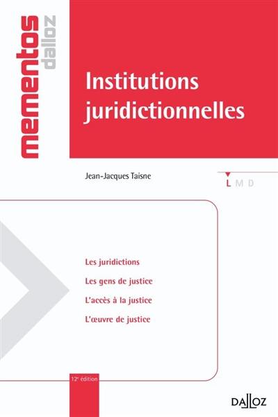 Institutions juridictionnelles