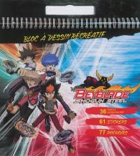 Beyblade shogun steel : bloc à dessin récréatif