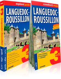 Languedoc-Roussillon : 3 en 1 : guide + atlas + carte