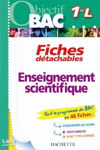 Enseignement scientifique 1re L