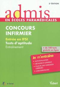 Concours infirmier : entrée en IFSI, tests d'aptitude