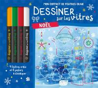 Dessiner sur les vitres : Noël