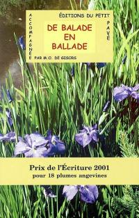 De balade en ballade : atelier d'éveil à l'écriture