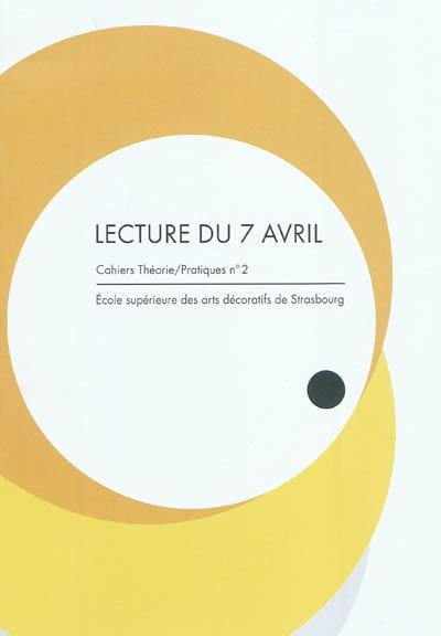 Lecture du 7 avril