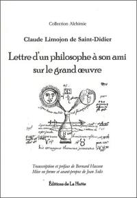 Lettre d'un philosophe à son ami sur le grand oeuvre