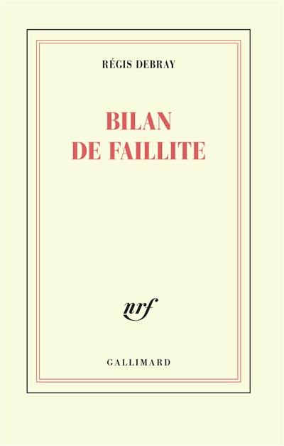 Bilan de faillite