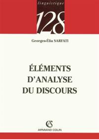 Eléments d'analyse du discours