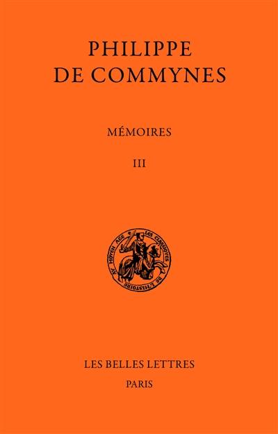 Mémoires. Vol. 3. 1484-1498