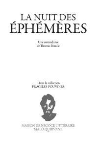 La nuit des éphémères